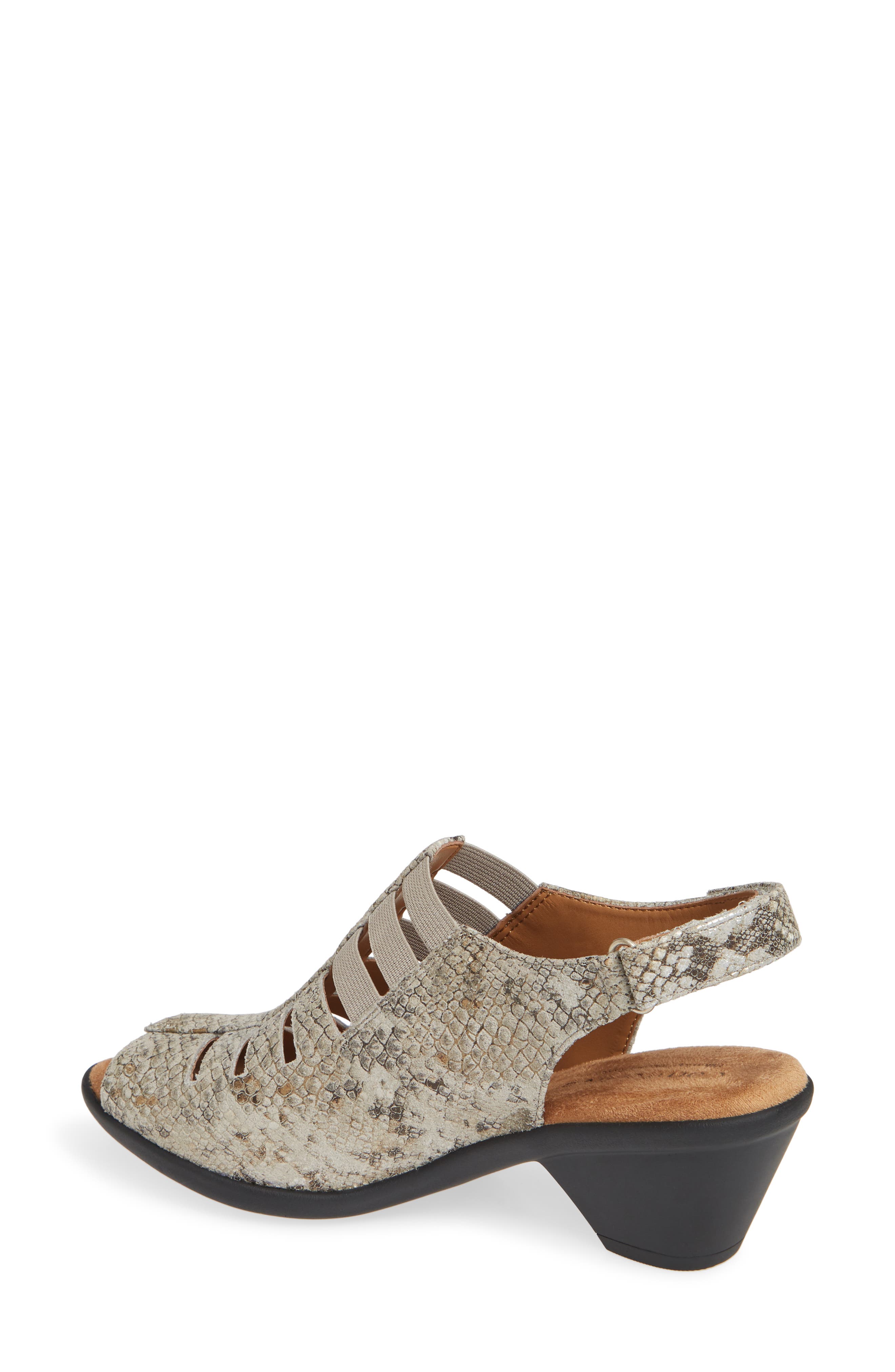 Comfortiva Faye Sandal, Alternate, color, Light Grey Leather