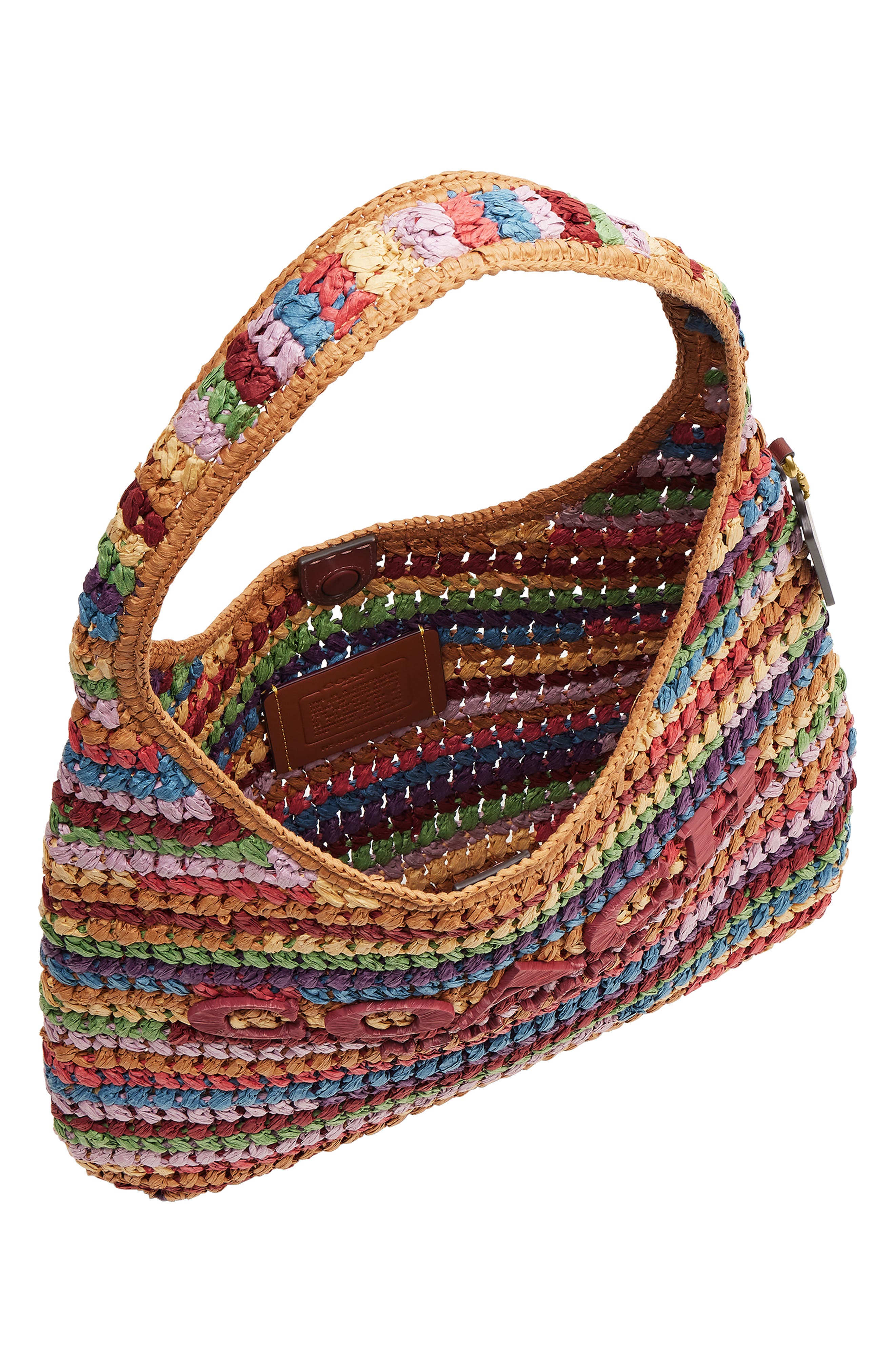 COACH Brooklyn 34 Shoulder Bag, Alternate, color, Multi Brown