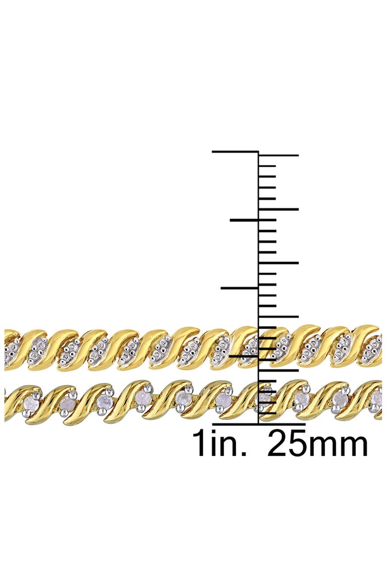 Twisted Diamond Necklace & Bracelet Set - 1.5ct., Alternate, color, GOLD
