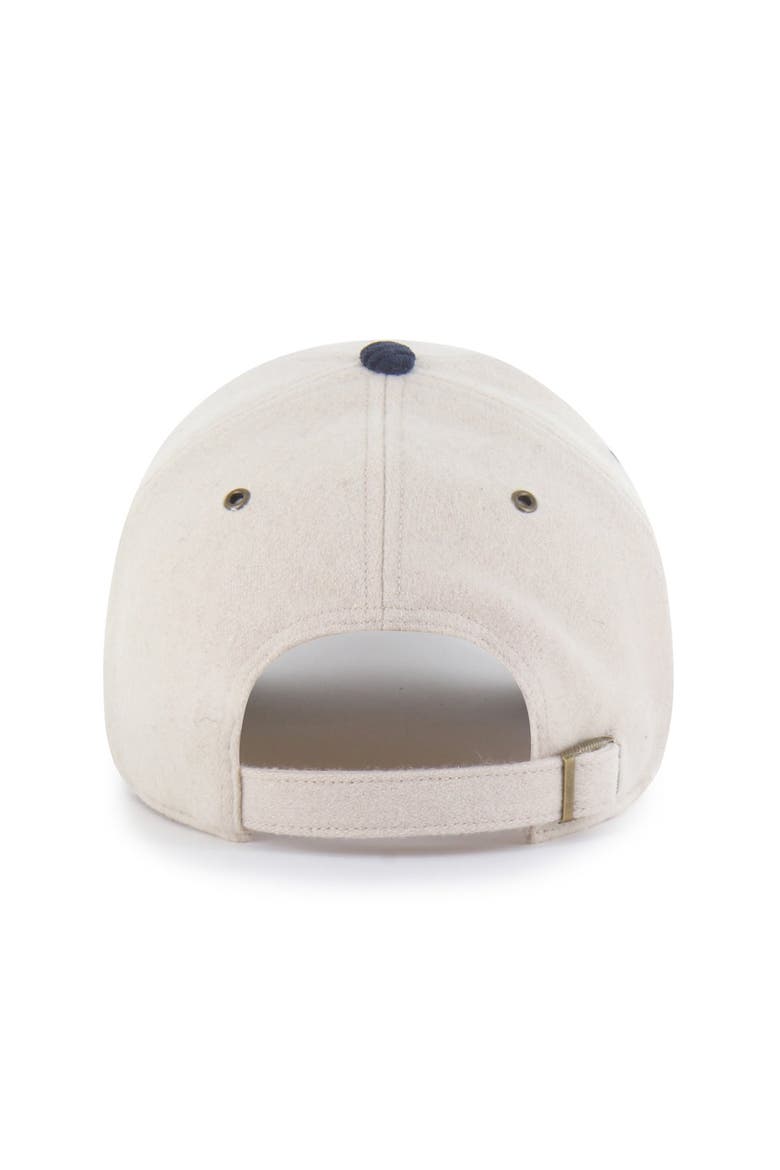 Women's '47 Natural/Navy Dallas Cowboys Rope Script Clean Up Adjustable Hat, Alternate, color, Natural