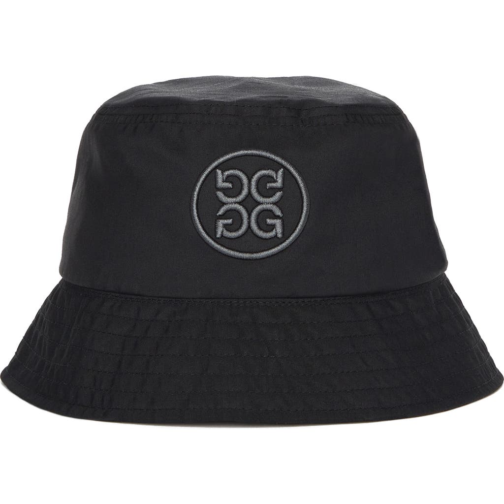 G/fore Reversible Distorted Check Bucket Hat In Onyx