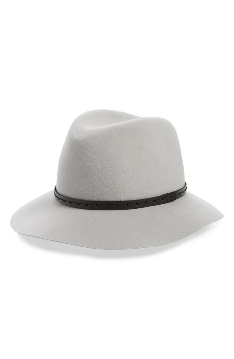 rag & bone Floppy Wool Fedora, Main, color,