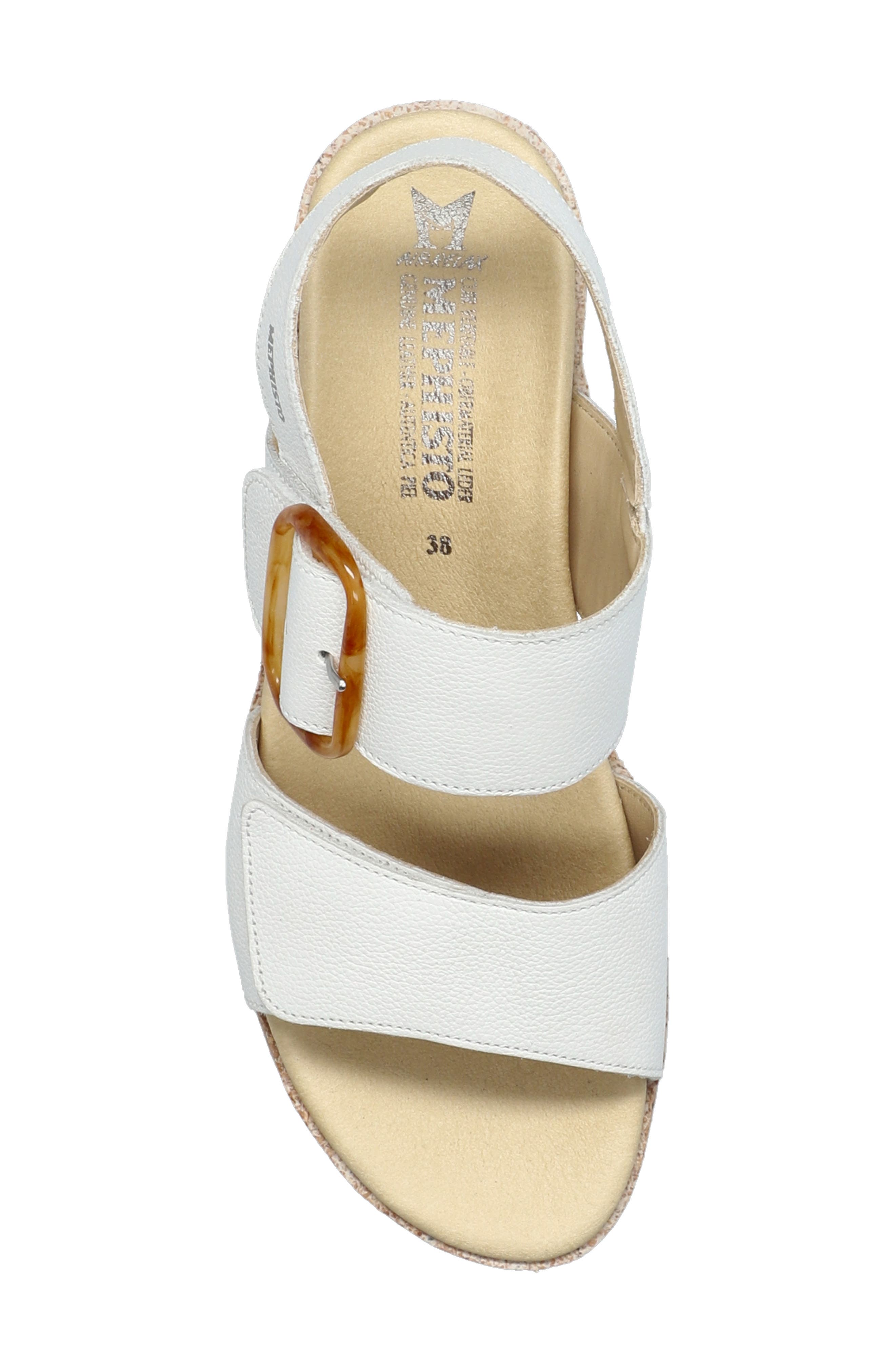 Mephisto Giulia Wedge Sandal, Alternate, color, 