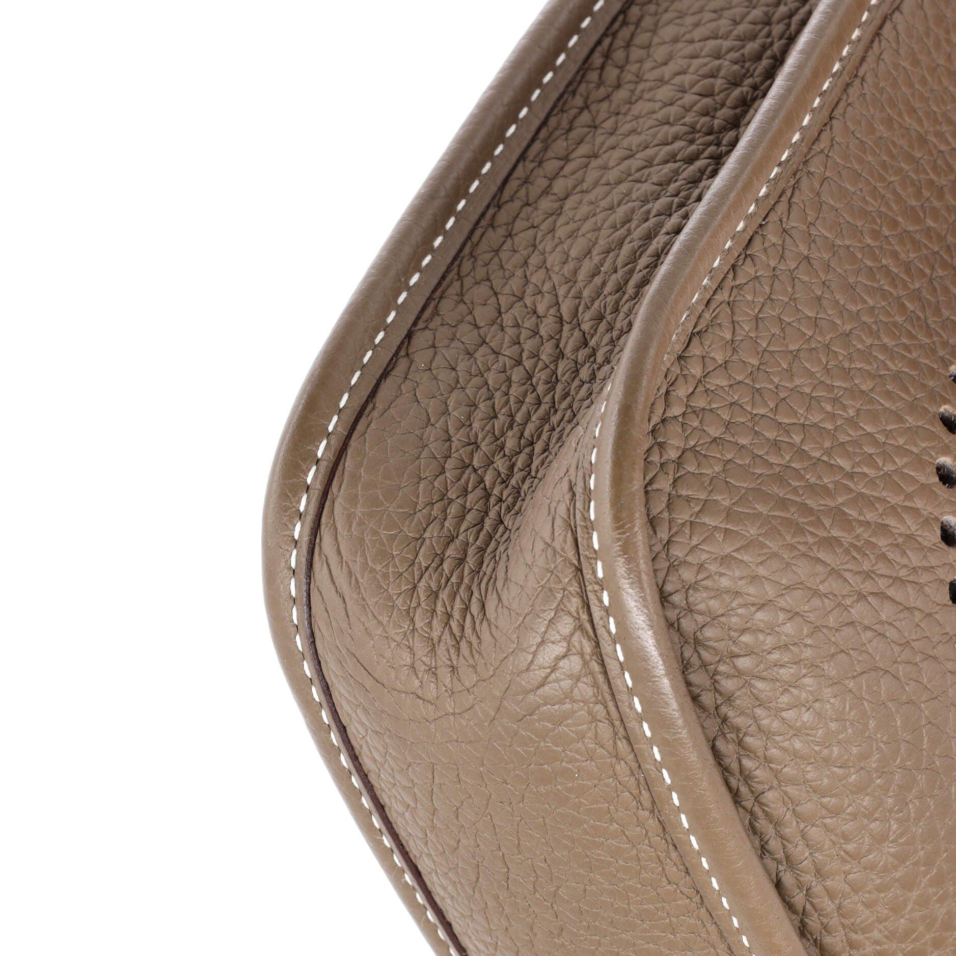 Pre-Owned Hermes Evelyne Bag Gen III Clemence TPM, Alternate, color, Etoupe