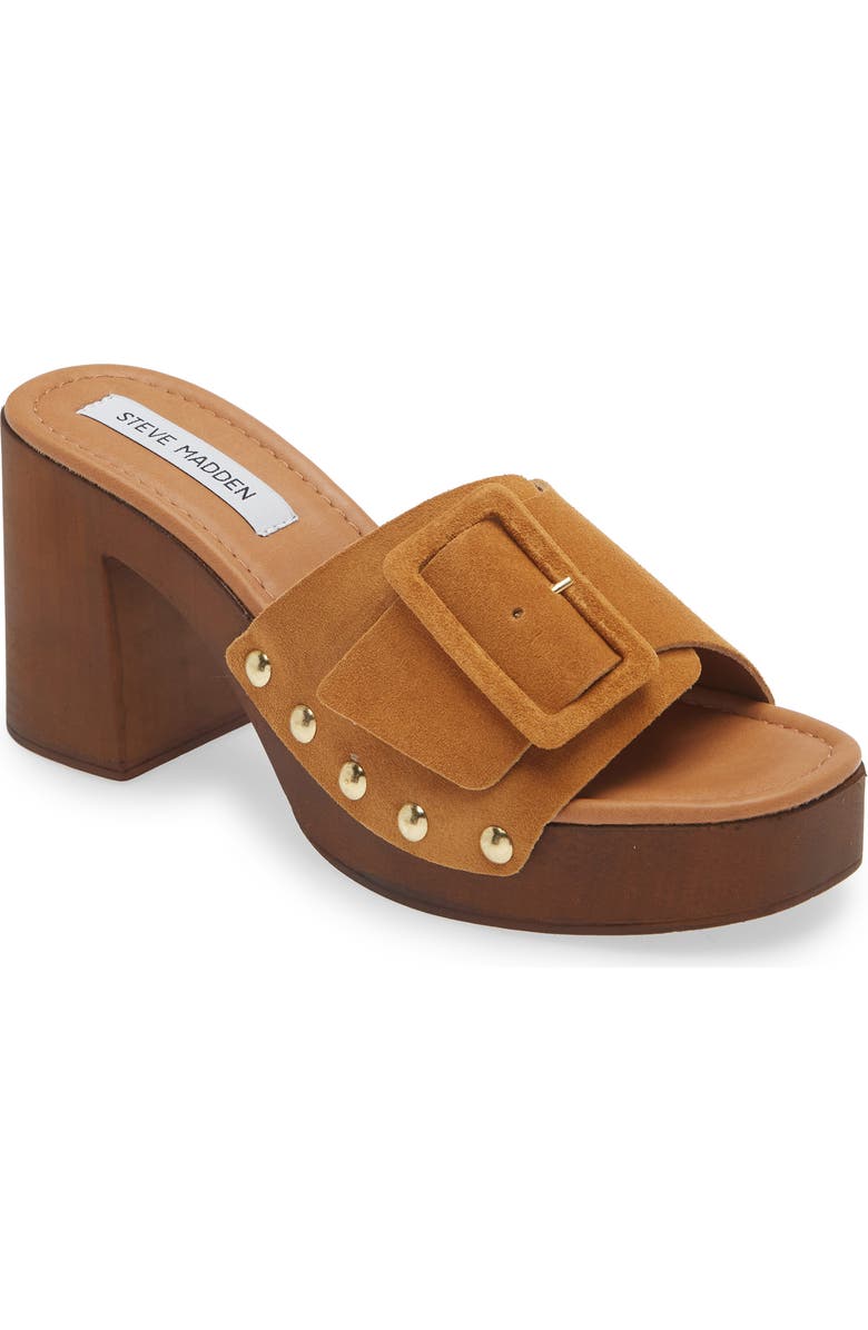 Steve Madden Marlena Platform Clog, Main, color, Sand Suede