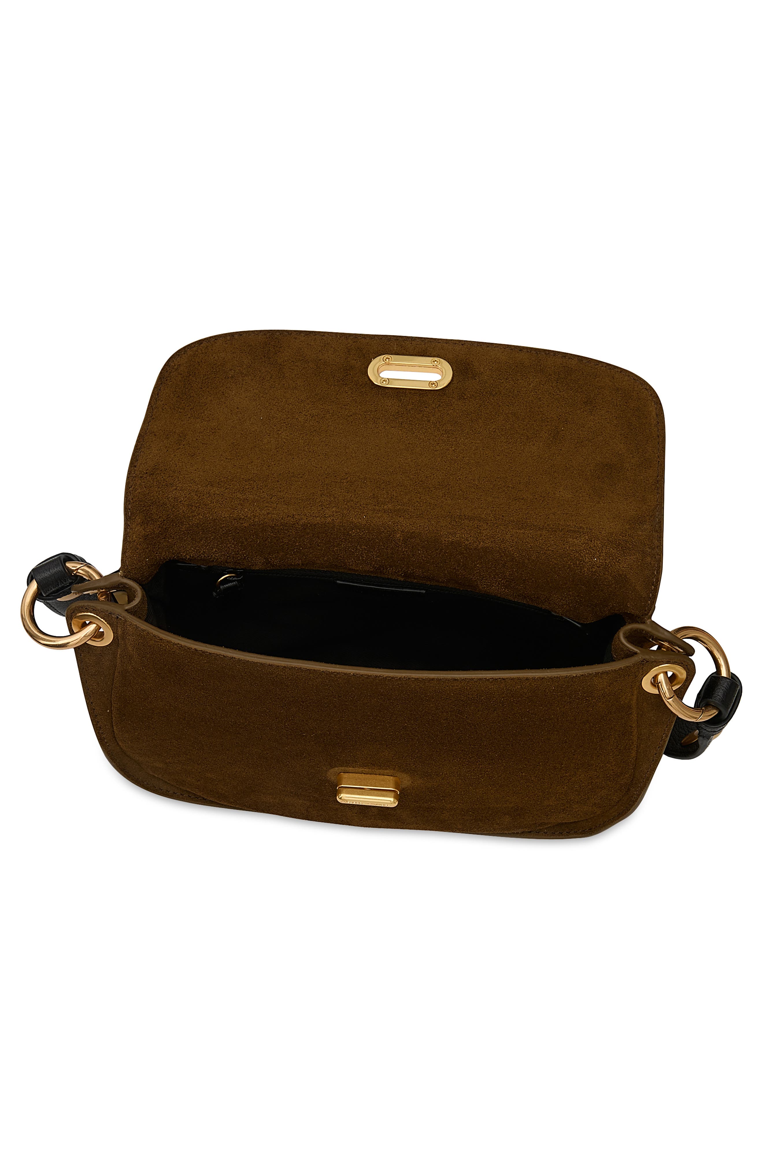 Rebecca Minkoff Bryce Suede Crossbody Bag, Alternate, color, 