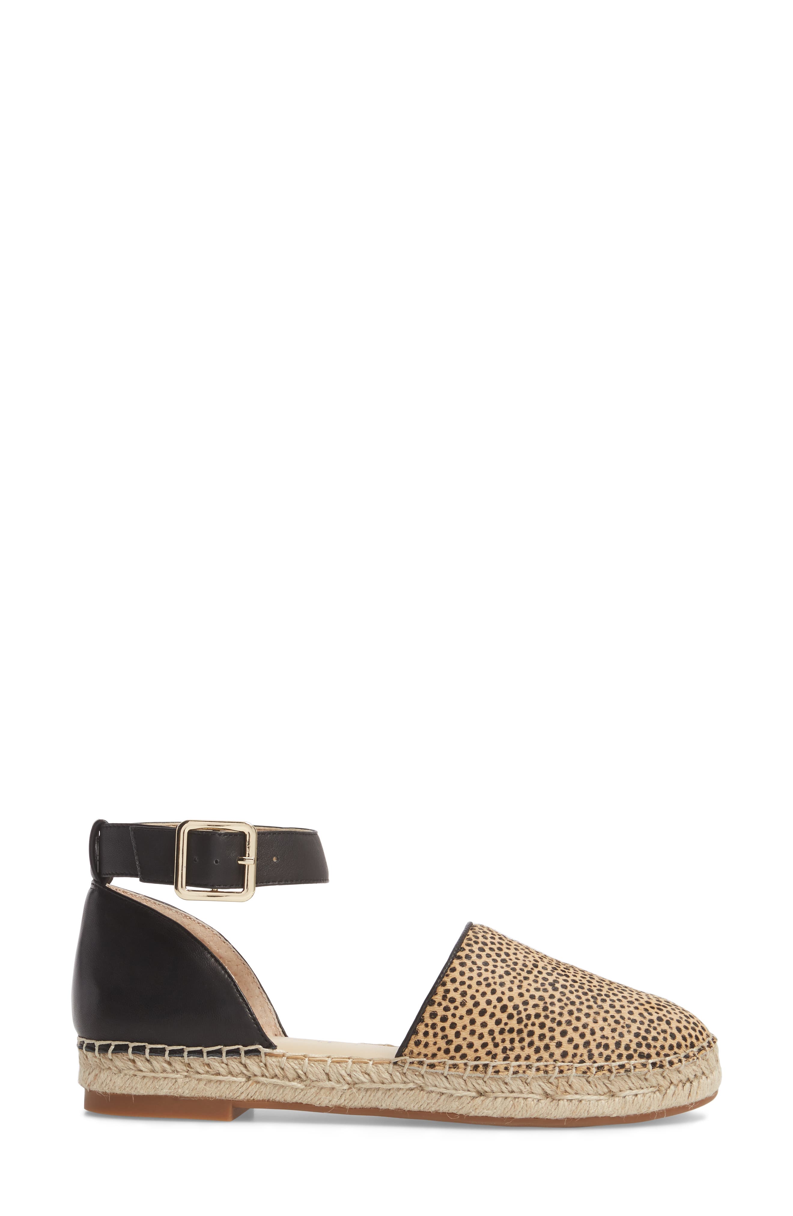 Stacie Genuine Calf Hair Espadrille Sandal, Alternate, color, DOTTED HAIRCALF