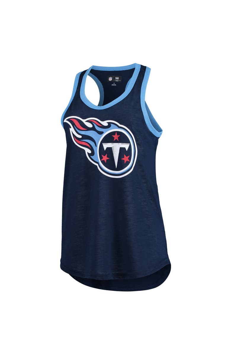 G-III 4HER BY CARL BANKS Women's G-III 4Her by Carl Banks Navy Tennessee Titans Tater Tank Top, Alternate, color, Navy