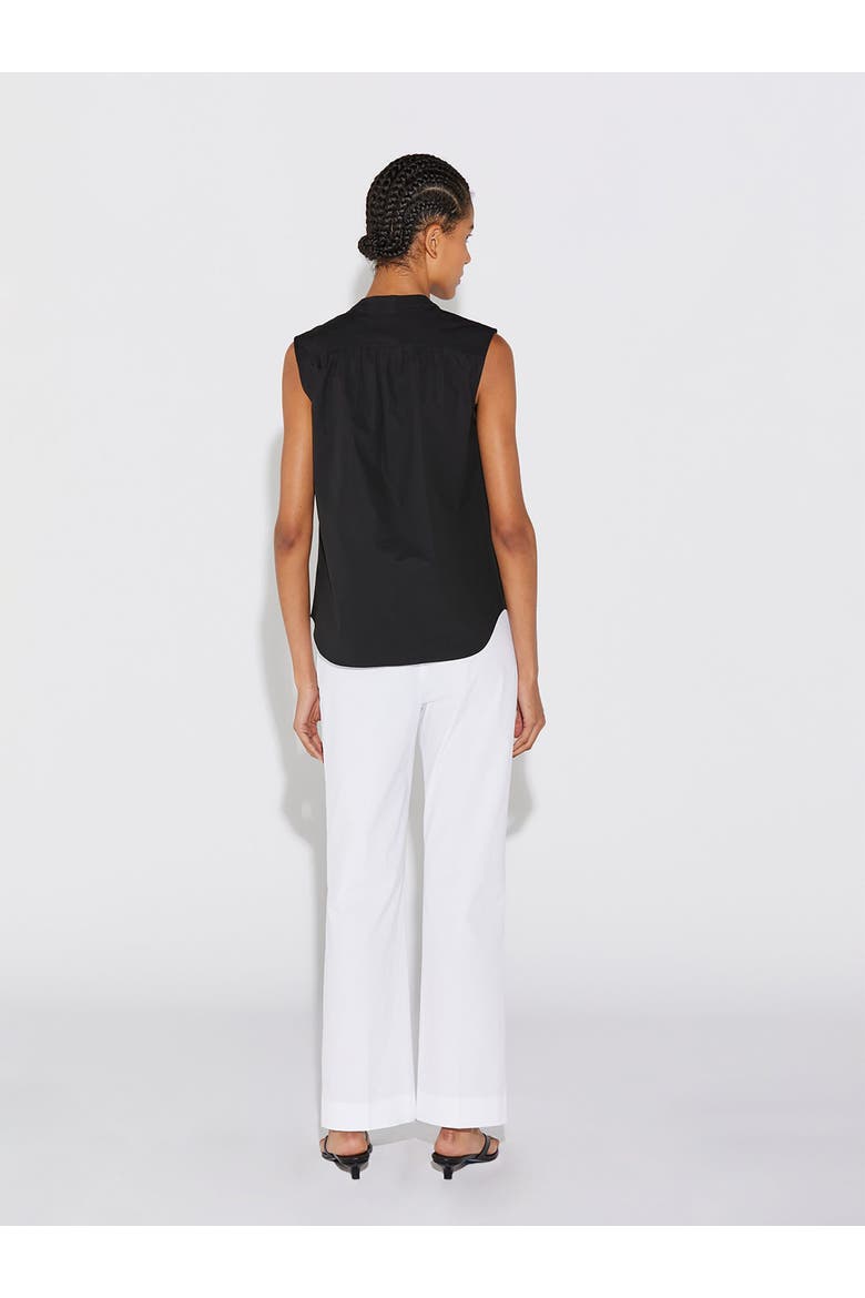 Olympia SLEEVELESS Sleeveless Poplin Top, Alternate, color, Black