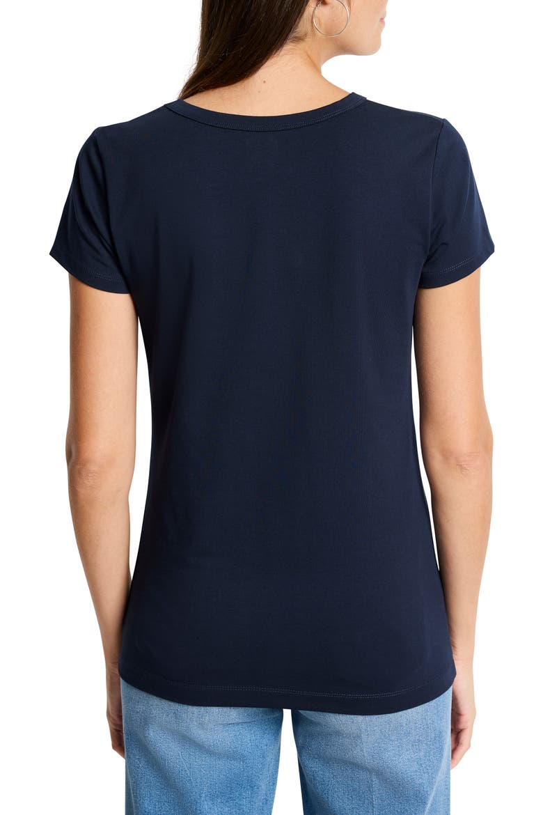 Perfect Crewneck T-Shirt, Alternate, color, DARK INDIGO