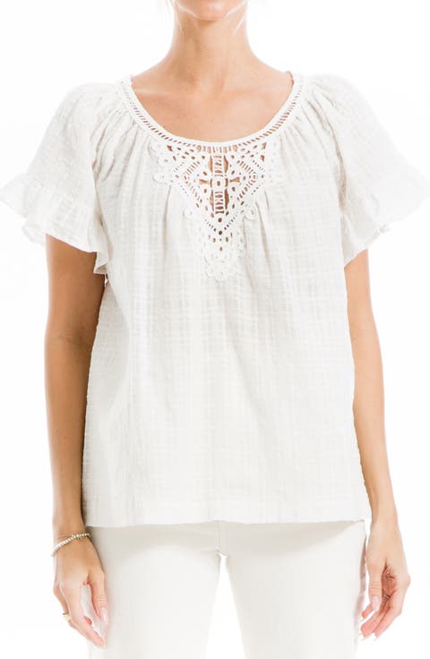 Flutter Sleeve Crochet Top