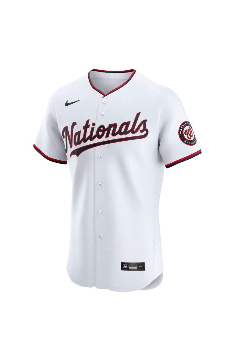 Nike Men's Nike White Washington Nationals Home Elite Jersey, Alternate, color, 