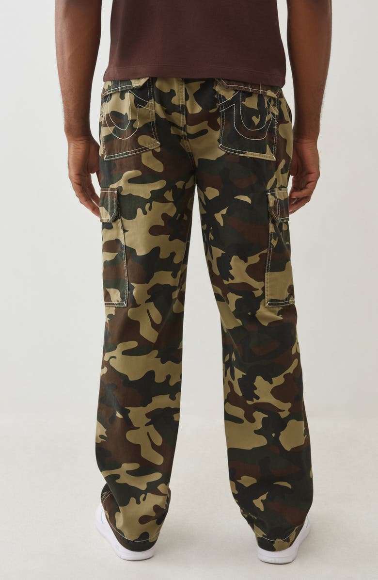 True Religion Bobby Baggy Cargo Pants, Alternate, color, Hunting Camo