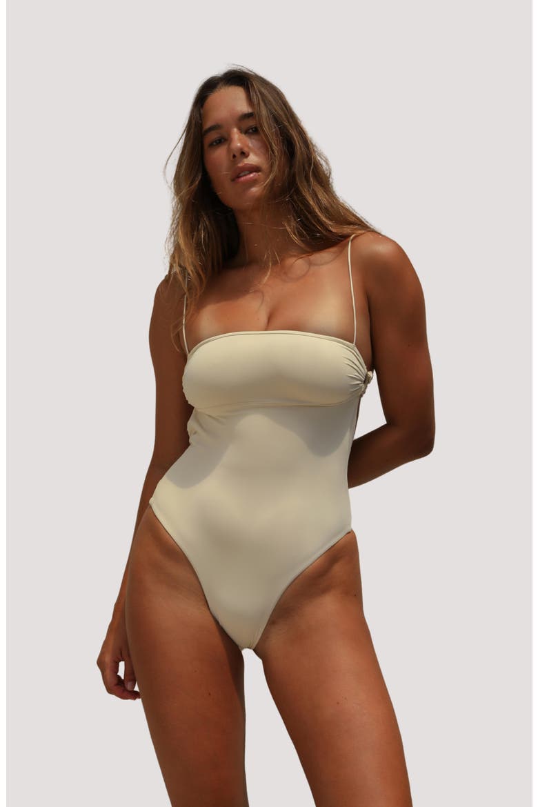 Rue One-Piece Swimsuit, Alternate, color, SUMMER SAND
