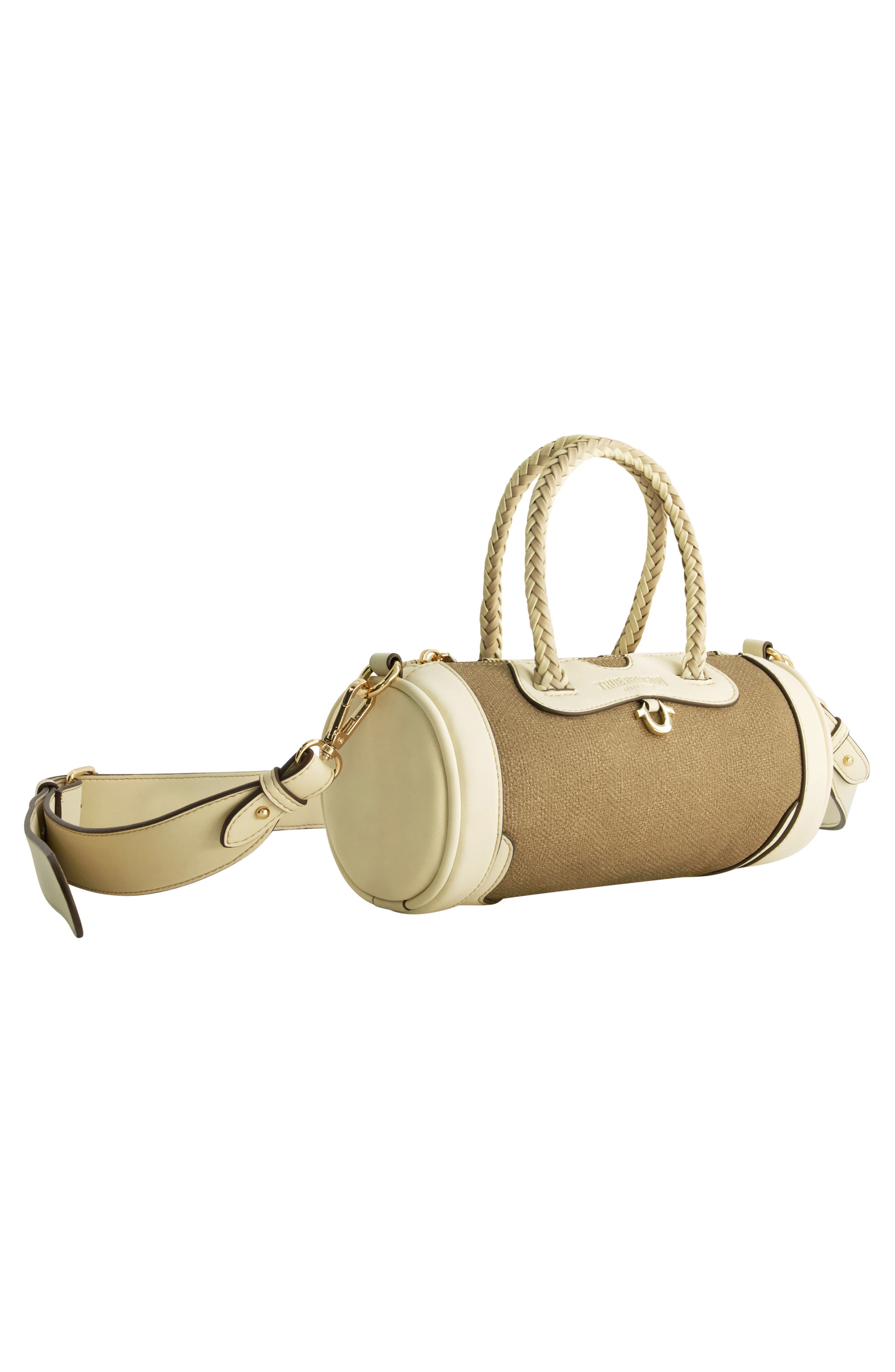 Quede Mini Duffel Crossbody Bag, Alternate, color, TAUPE