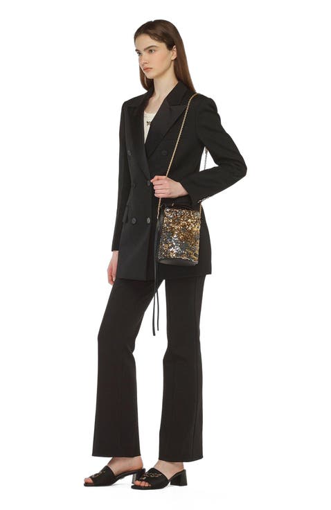 Himmel Sequin Drawstring Bag