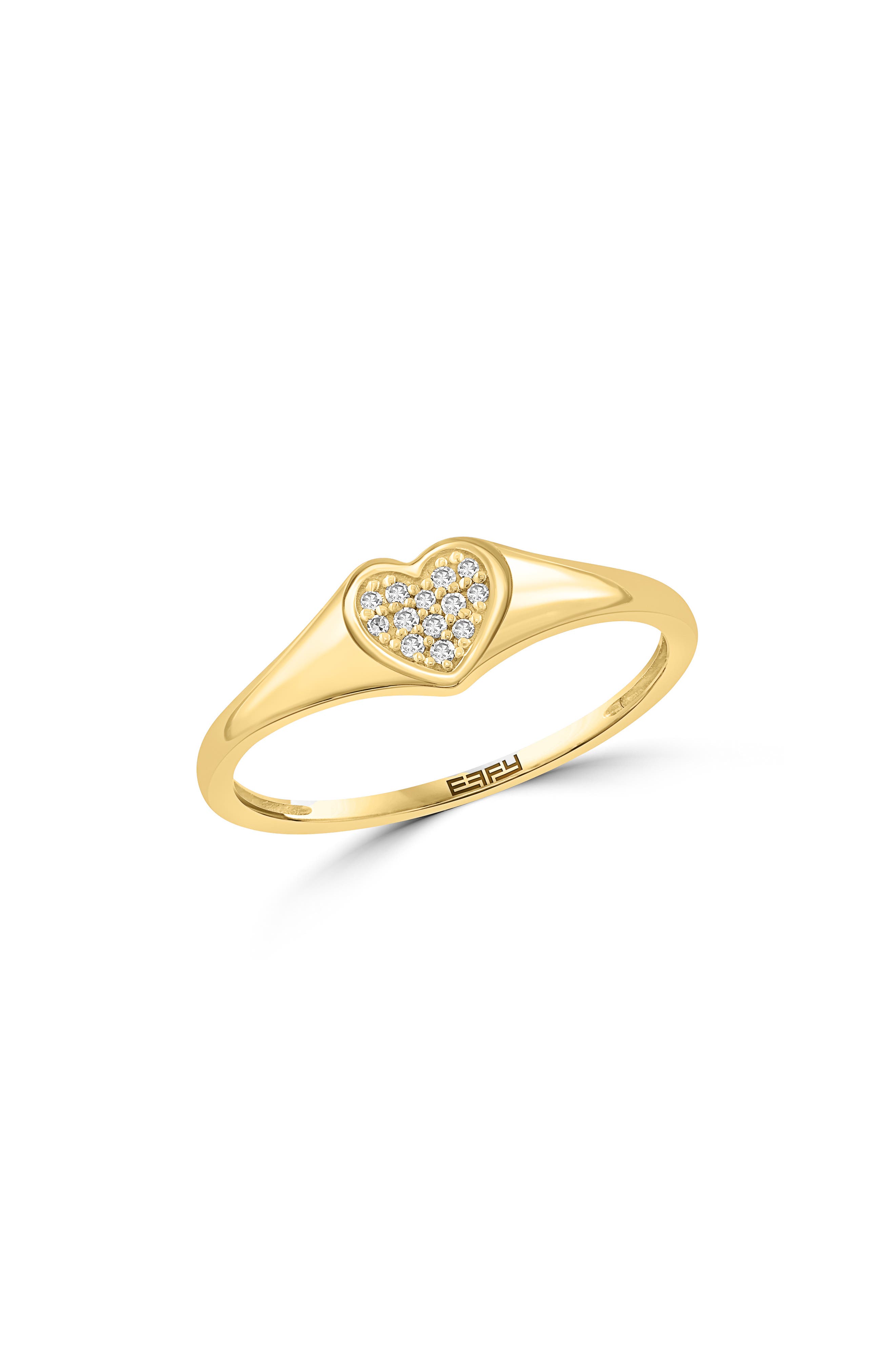 EFFY Diamond Heart Ring