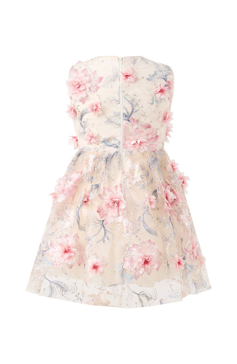 Marlo Kids Rosalia Embroidered Mini Dress, Alternate, color, Floral