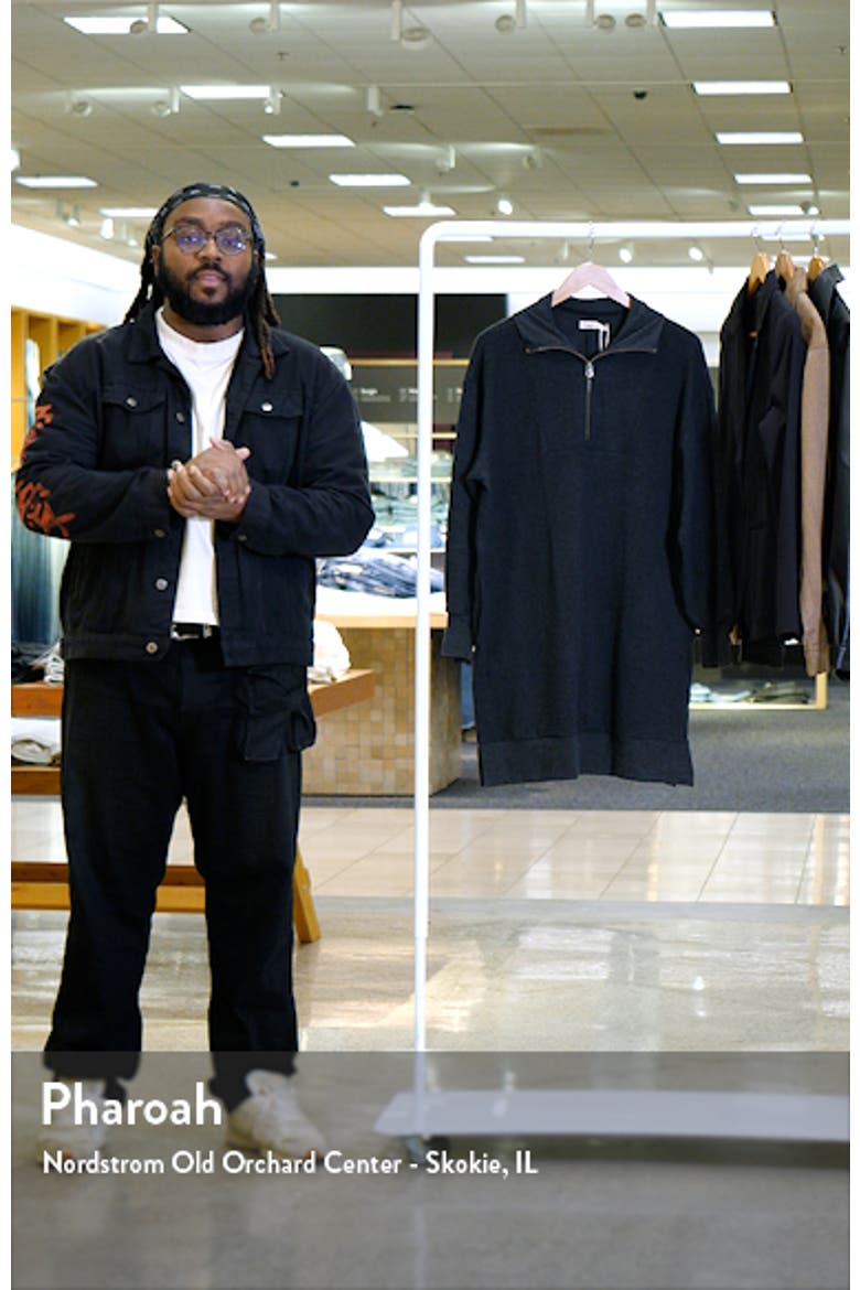 Legent Quarter Zip Long Sleeve Minidress video