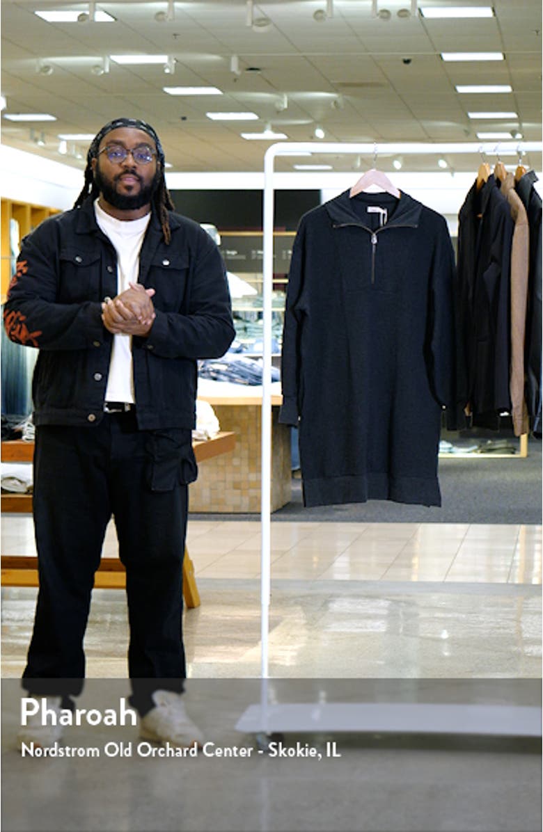 Legent Quarter Zip Long Sleeve Minidress, sales video thumbnail