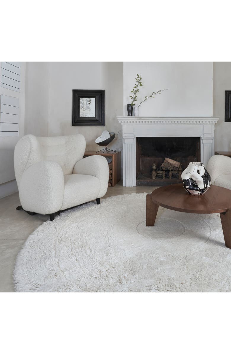 Lorena Canals Woolable rug Arctic Circle - Sheep White, Alternate, color, Sheep White