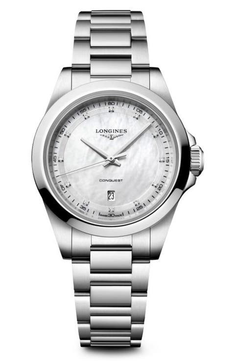 Conquest Bracelet Watch, 30mm