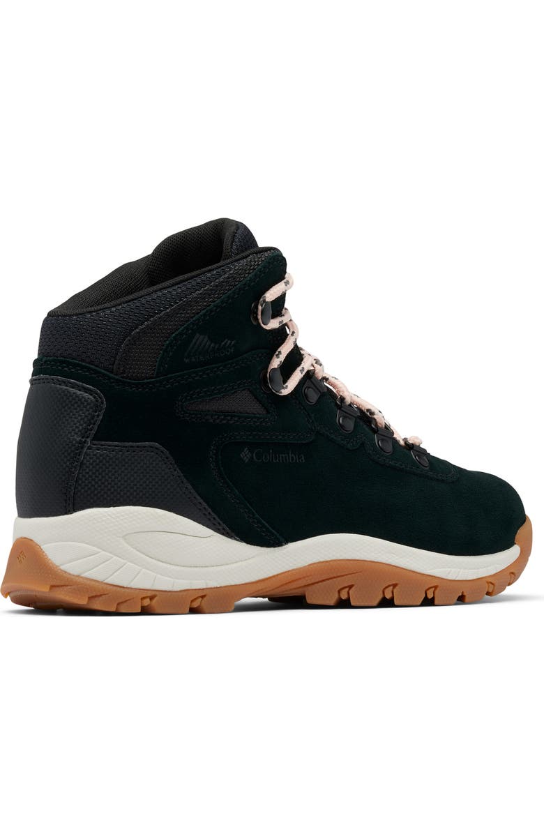 Columbia Newton Ridge<sup>™</sup> Amped Waterproof Hiking Boot, Alternate, color, Black/ Blush Rose