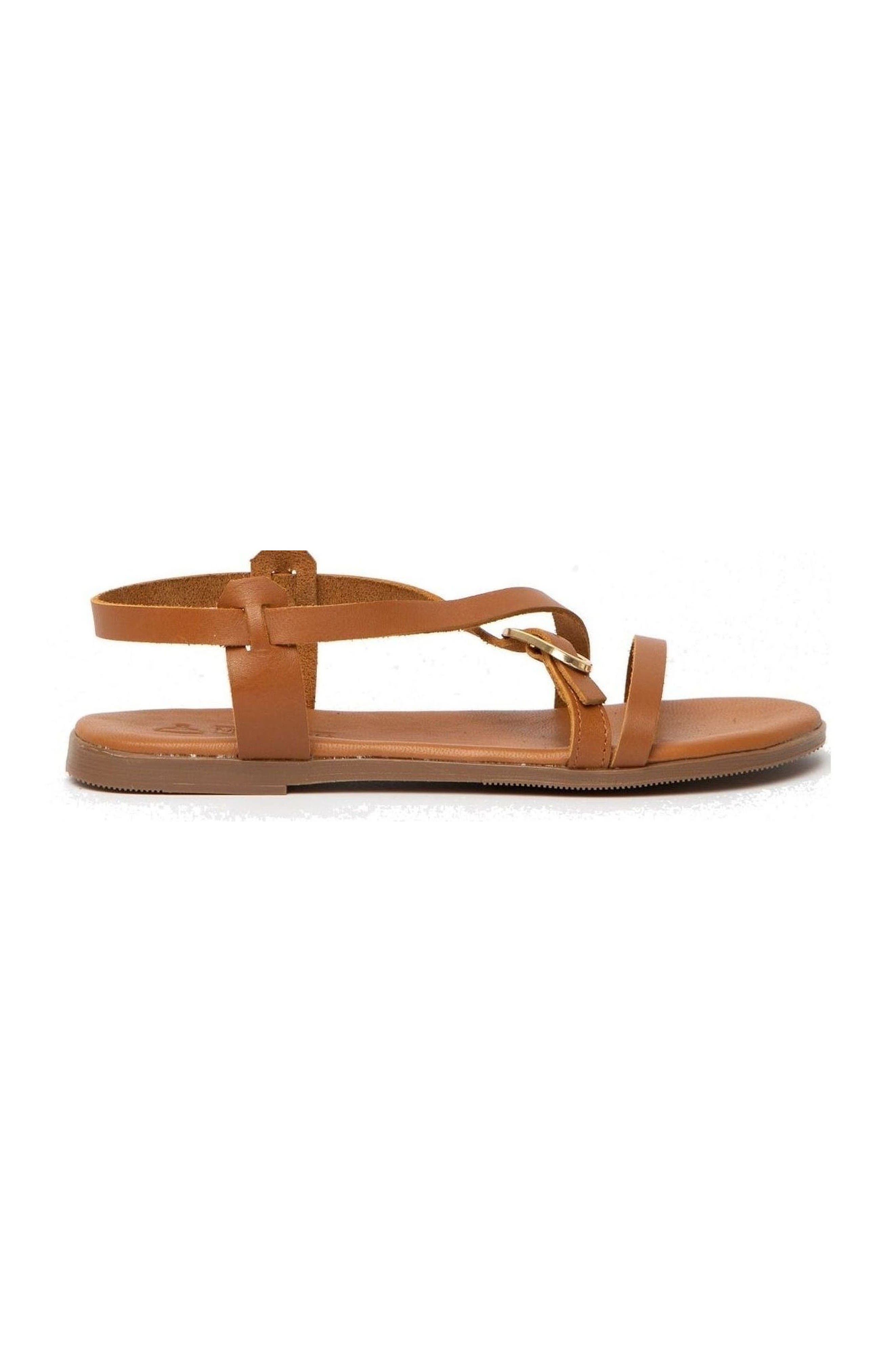 Vera Flat Sandal, Alternate, color, Tan