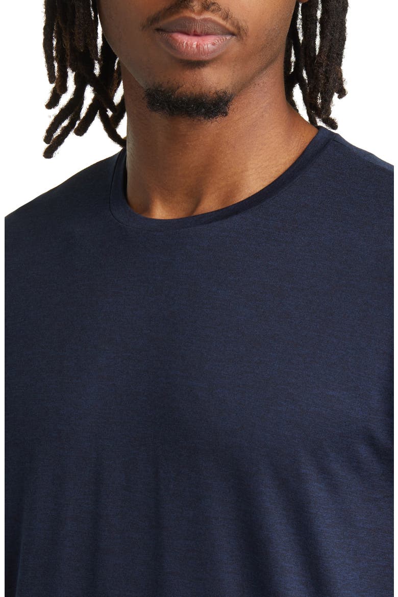 Restore Soft Performance Long Sleeve T-Shirt, Alternate, color, NAVY ECLIPSE MELANGE