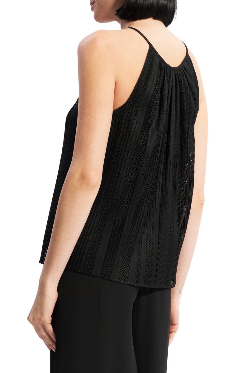 Theory Lace Pleated Halter Top, Alternate, color, 