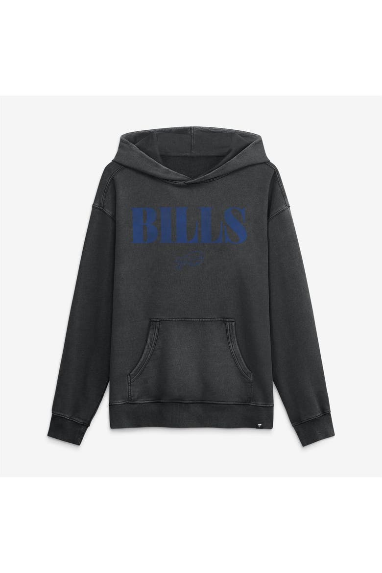 Men's Fanatics Black Buffalo Bills Relaxed Intense Rivalry French Terry Hoodie, Alternate, color, Black