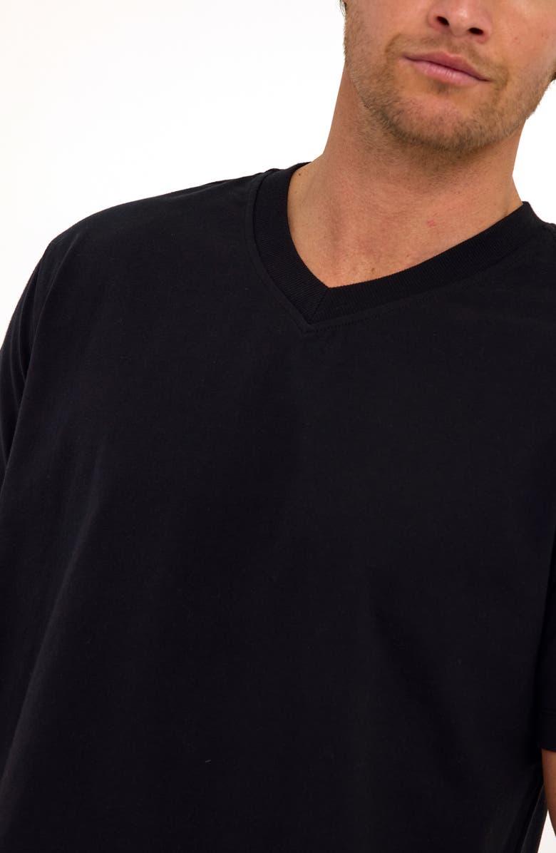 Threads 4 Thought Roger Relaxed Fit V-Neck Cotton Jersey T-Shirt, Alternate, color, Black