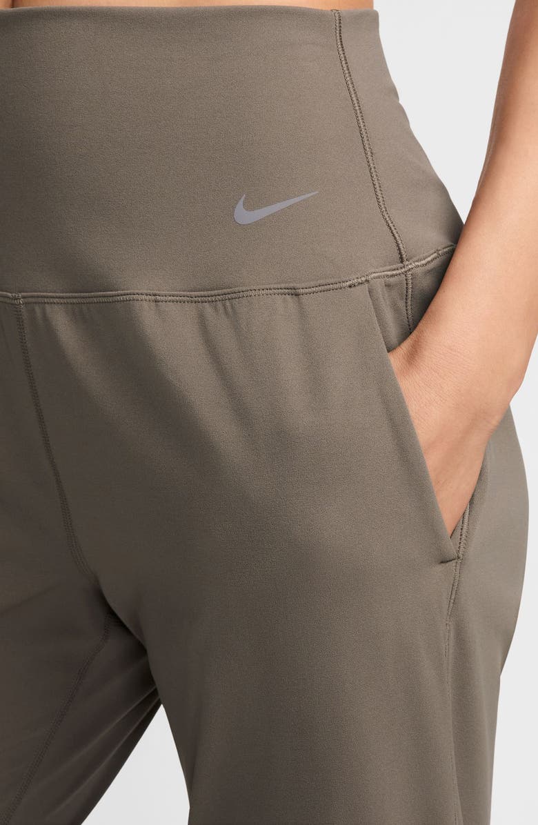 Nike Zenvy Dri-FIT High-Waisted Joggers, Alternate, color, Mink Brown/ Black