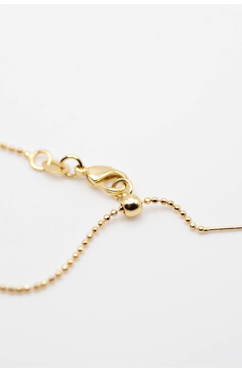 Ivy & Pearl Co. Luna Crescent Necklace, Alternate, color, Gold