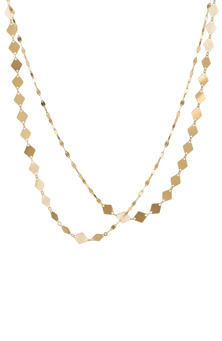 LANA Kite Blake Remix 14K Gold Double Strand Necklace, Main, color, Yellow Gold