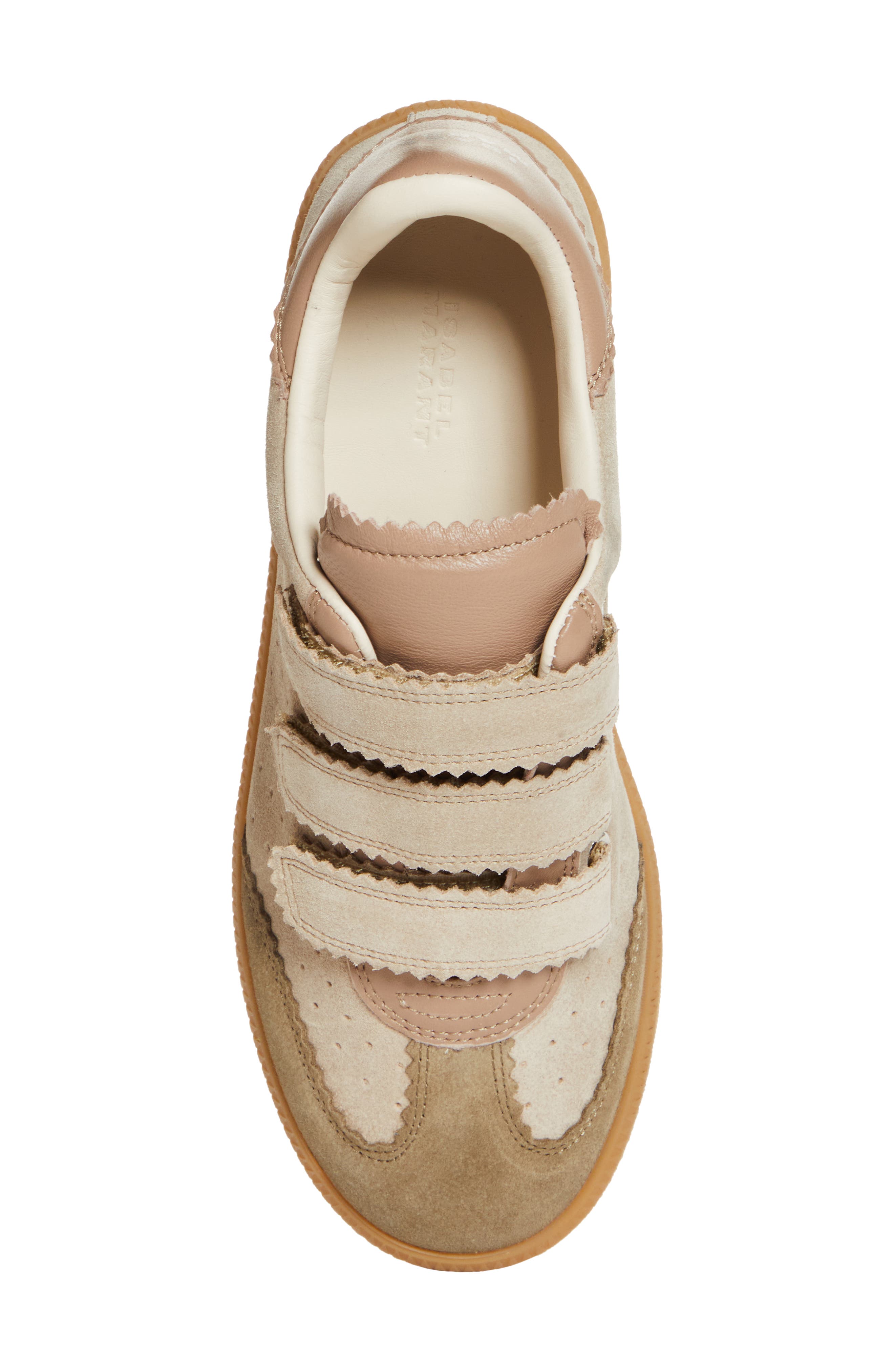 Isabel Marant Beth Low Top Sneaker, Alternate, color, Taupe