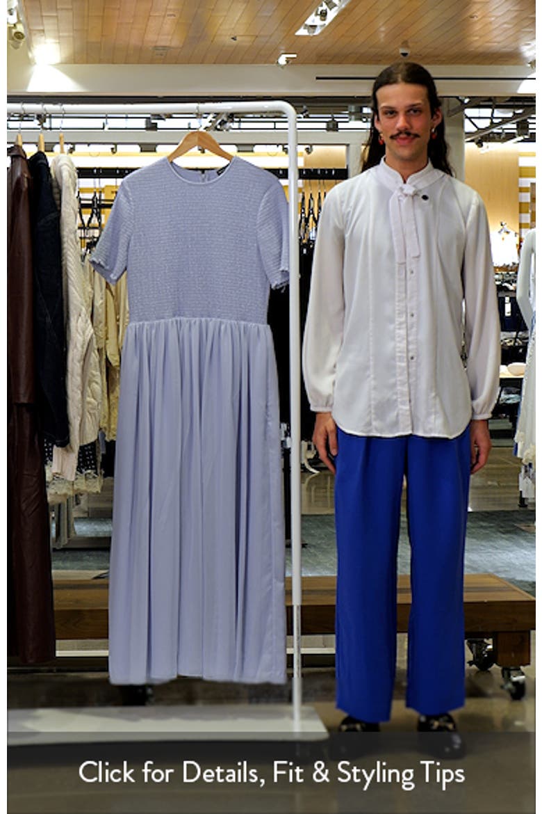 Iris Techno Short Sleeve Maxi Dress video