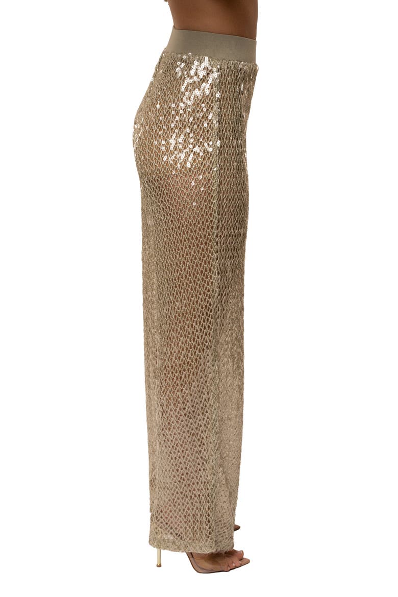 High Seas Sequin Pant, Alternate, color, Sage