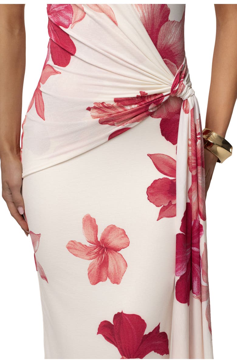 JLUXLABEL Floral Island Blossom Maxi Dress, Alternate, color, Red