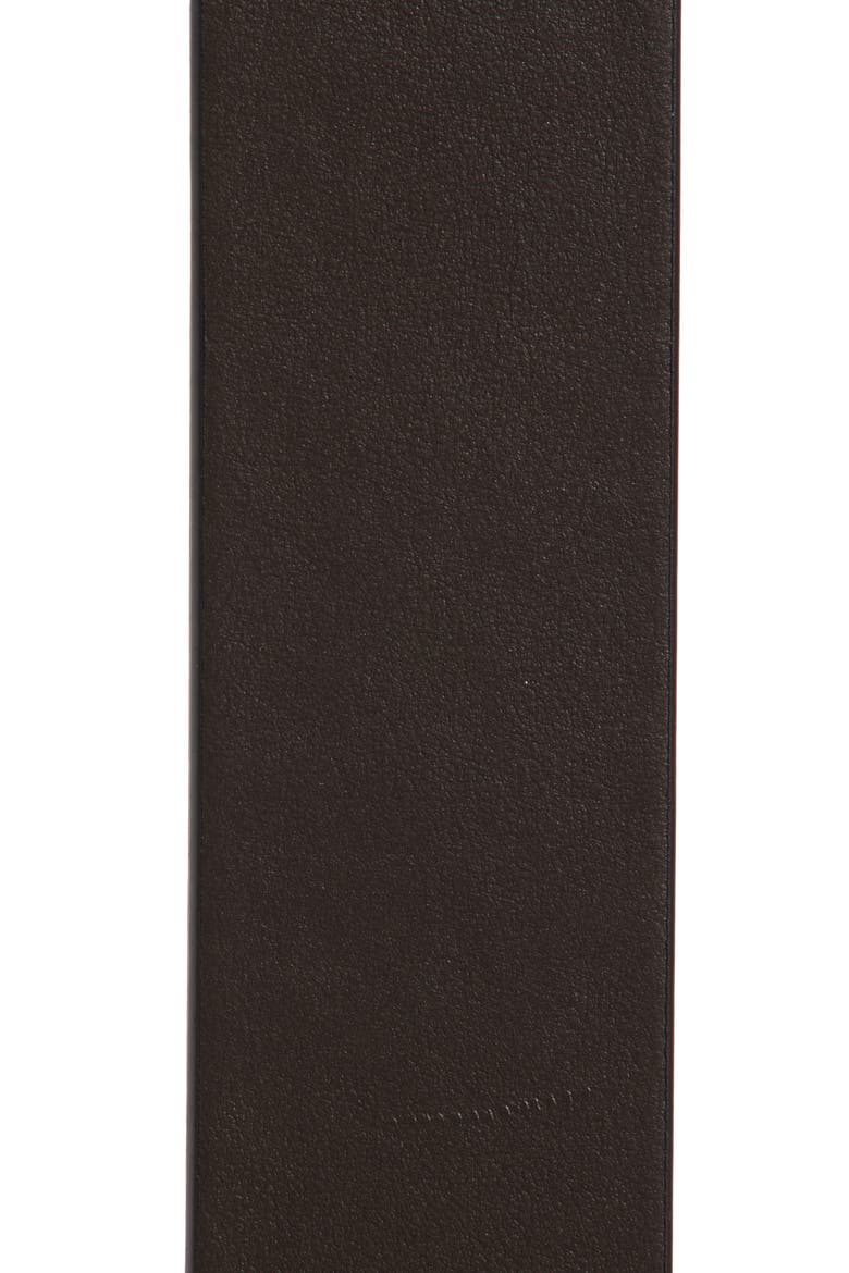 Flat Leather Belt, Alternate, color, CACAO BROWN