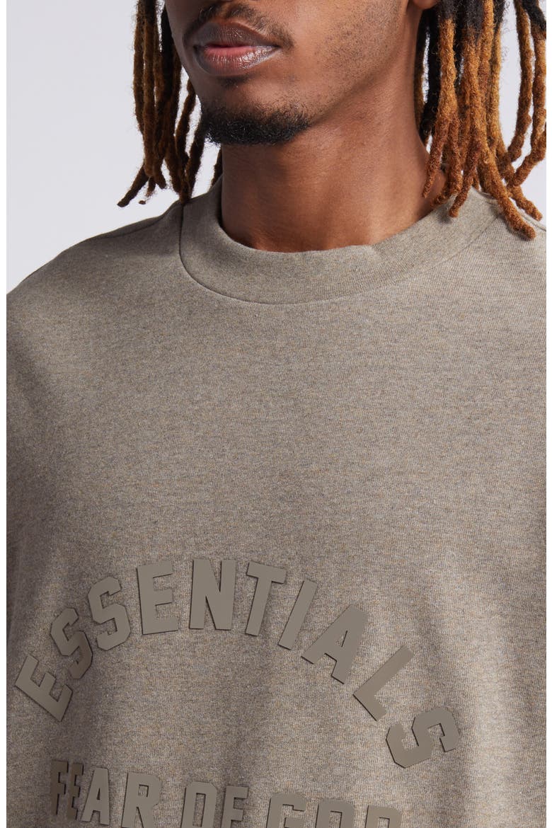 Oversize Logo T-Shirt, Alternate, color, HEATHER GREY