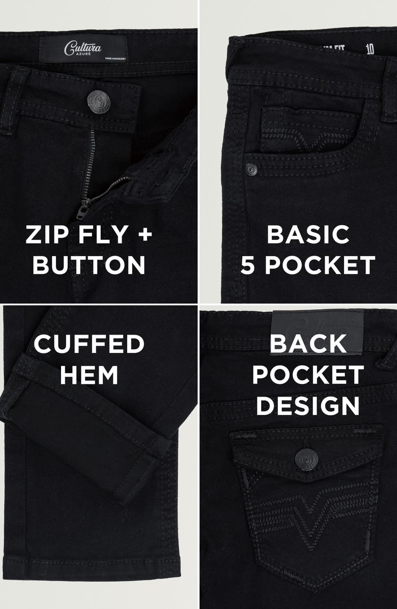 XRAY Kids' Saddle Stitch Jeans, Alternate, color, Black