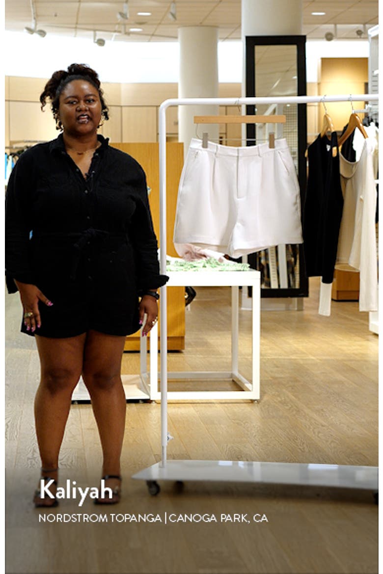 High Waist Trouser Shorts video