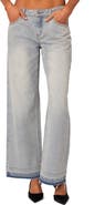 EDIKTED Release Hem Low Rise Jeans