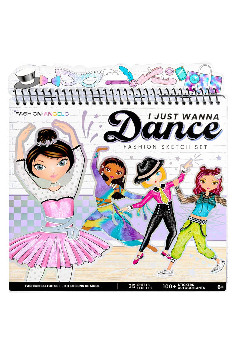 Fashion Sketch Set, I Just Wanna Dance, Art and Craft Kit, Alternate, color, Multicolored