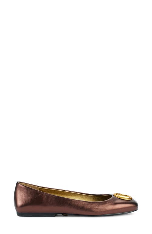 Donna Karan New York Kylee Ballet Flat In Dk Copper