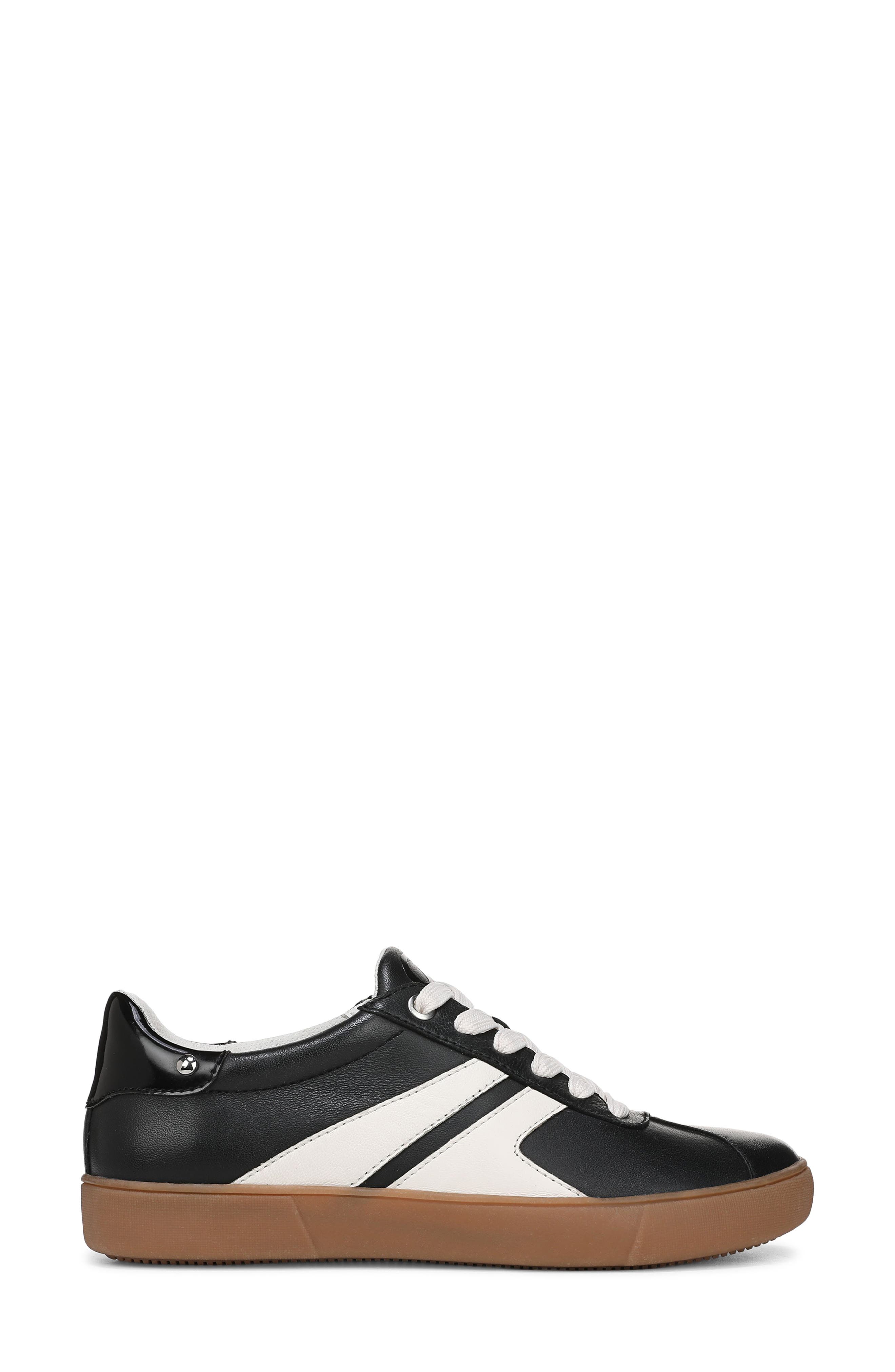 Naturalizer Medina Sneaker, Alternate, color, Black / Warm White