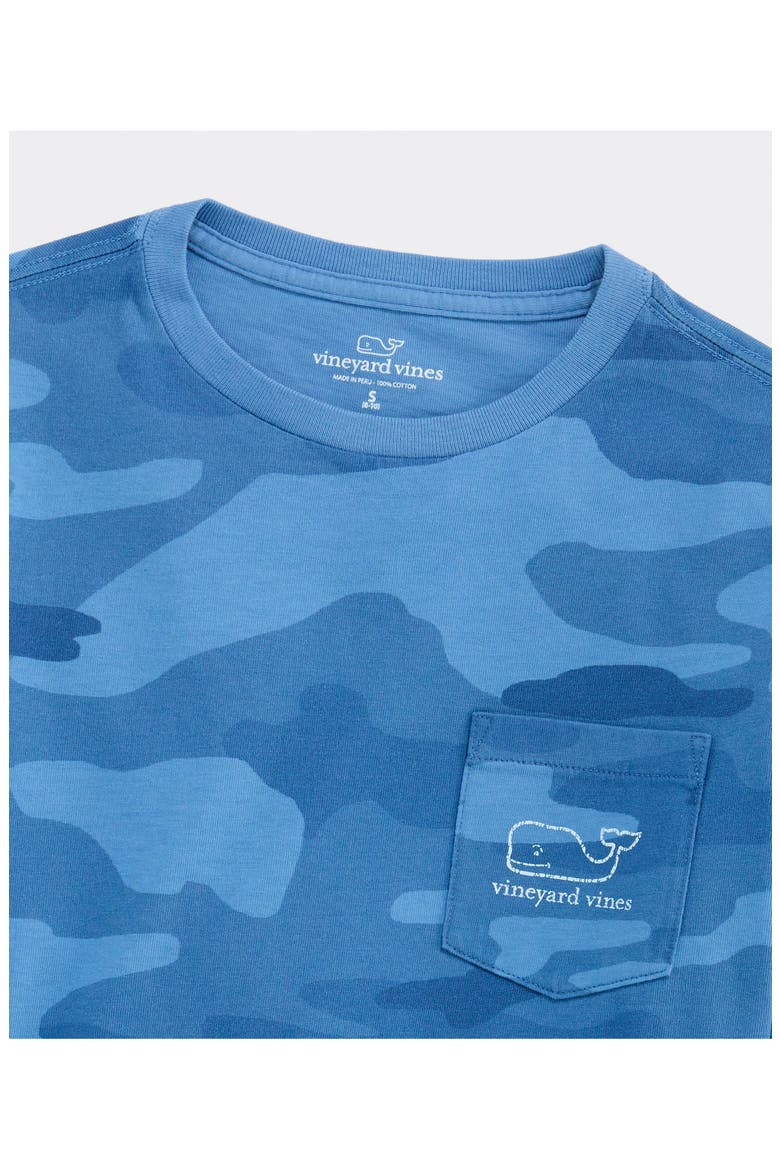 Kids' Fish Camo Vintage Whale Long Sleeve Pocket Graphic T-Shirt, Alternate, color, MOONSHINE CAMO