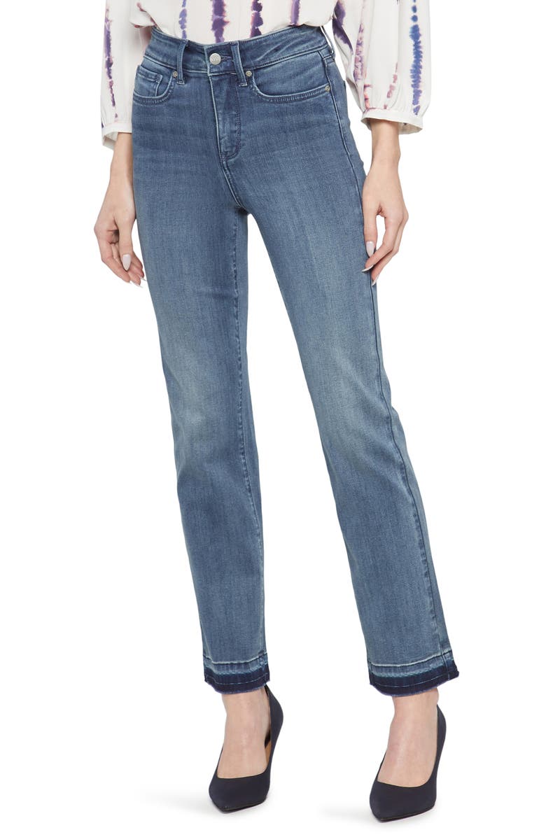 NYDJ Released Hem Straight Leg Jeans, Main, color, Playlist