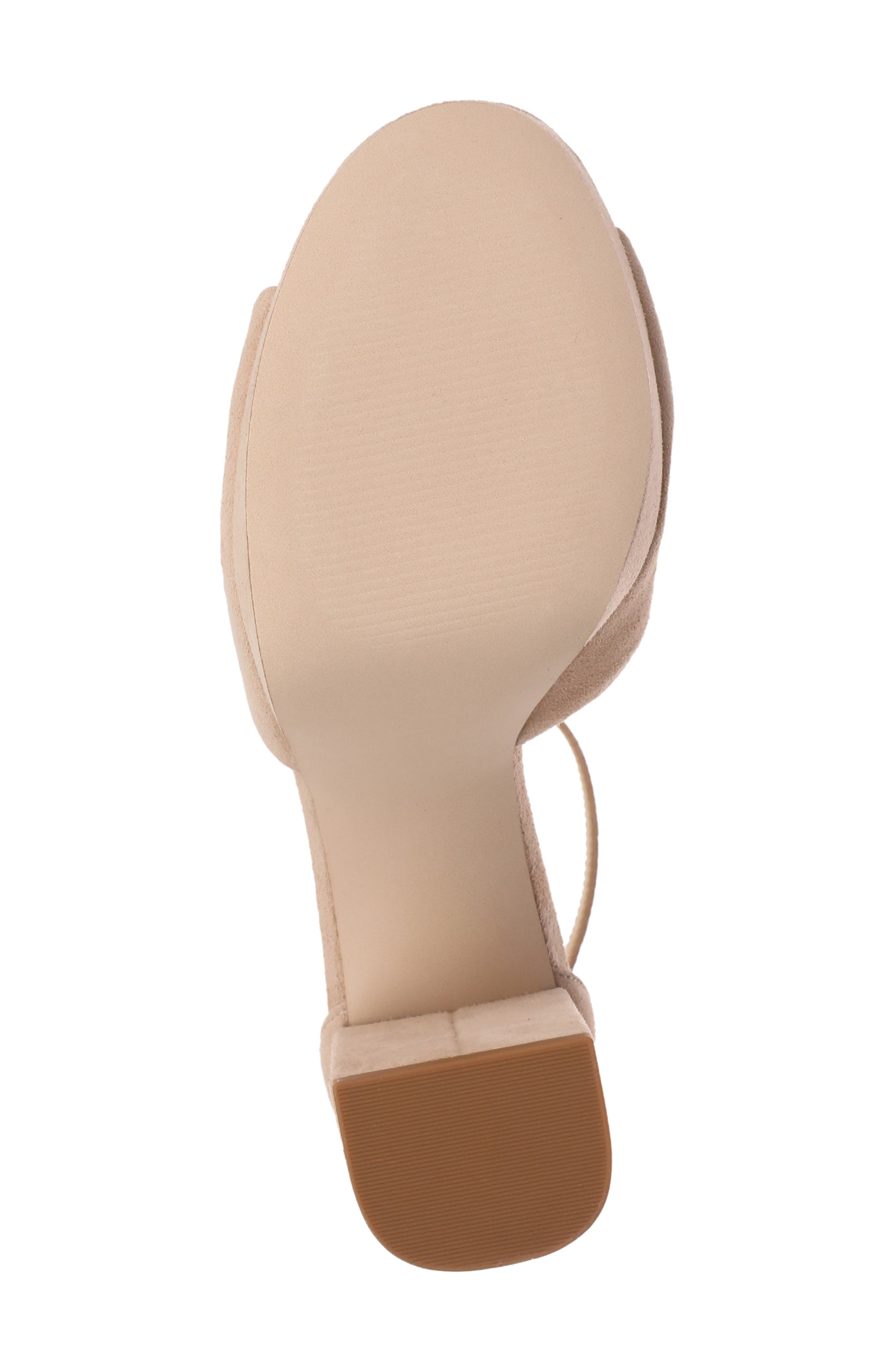 Nordstrom Rava Ankle Strap Platform Sandal, Alternate, color, Tan Light